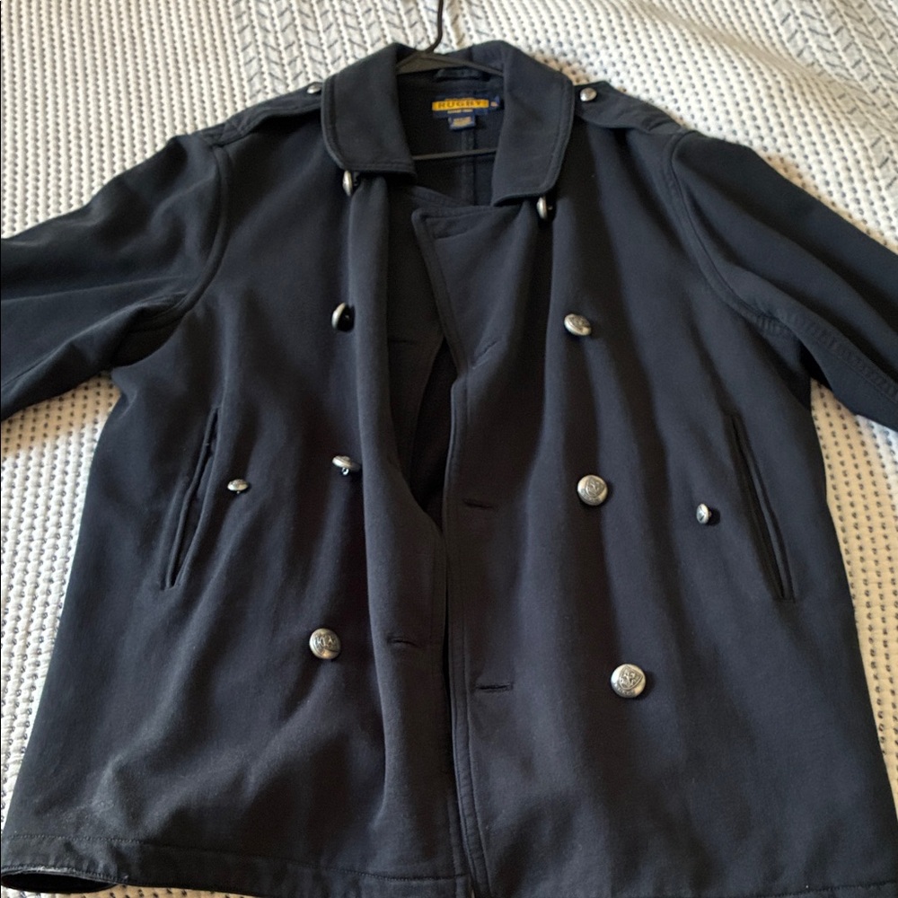 Rugby Ralph Lauren Black Coat